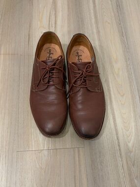 Clarks Men's Brown Leather Derby Shoes